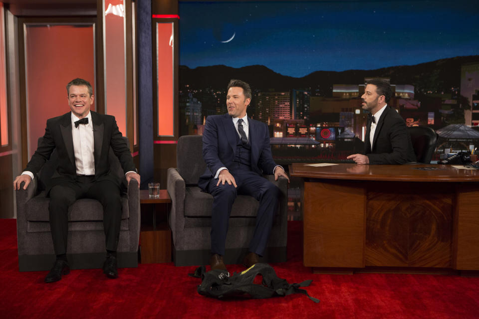 Matt and Ben on Jimmy Kimmel Live