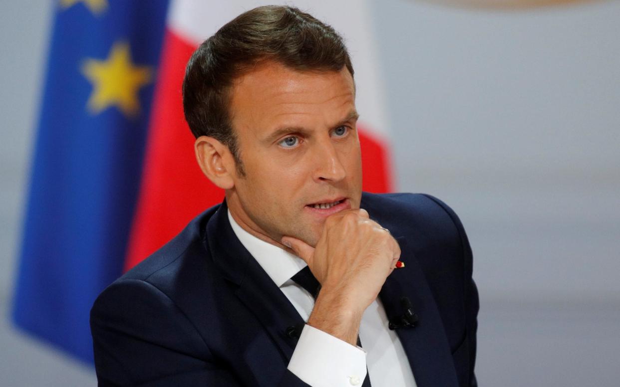 Emmanuel Macron, the president of France, is ardently pro-EU. - REUTERS