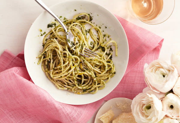 Lemon is a key ingredient in this light and zesty pasta that Oprah likes to make with fresh herbs from her garden. She includes basil and oregano, which you'll use in many other recipes featured here, as well as lemon thyme&mdash;but if you want to use regular, fresh thyme, or even a pinch of dried thyme, the dish will still turn out great. <br /><br /><strong>Get the recipe: <a href="http://www.oprah.com/food/Oprahs-Lemon-Zest-Pasta-Recipe" target="_blank">Oprah's Lemon Zest Pasta</a></strong>