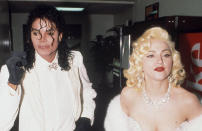 Say what? Believe it or not the King and Queen of pop once kissed. During James Corden’s ‘Carpool Karaoke’ in 2021, Madonna revealed that she made the first move because the ‘Billie Jean’ hitmaker “was a little shy". She added: "But he was a willing accomplice. I did get him to sort of loosen up with a glass of chardonnay. And it worked wonders.”