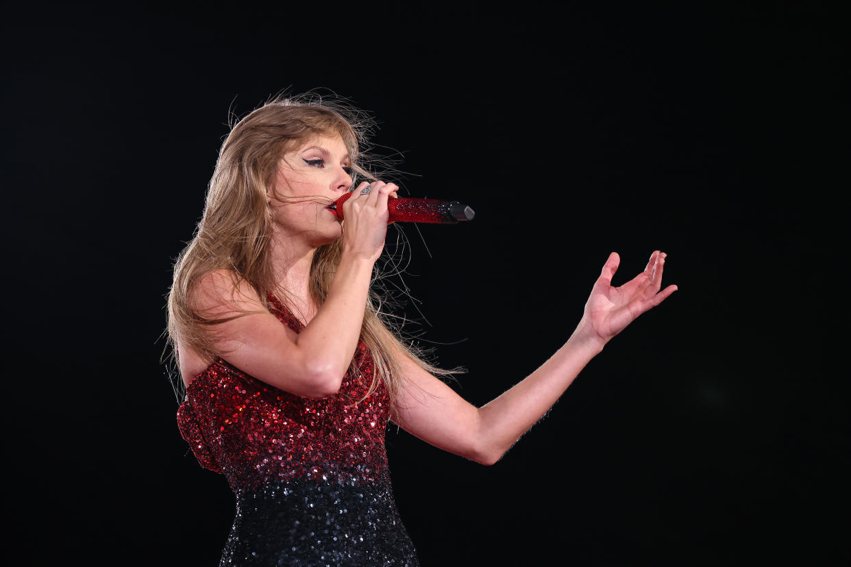 Taylor Swift en el Foro Sol en México. (Photo by Hector Vivas/TAS23/Getty Images for TAS Rights Management)