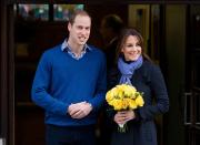 <p>After a bout of morning sickness, Kate and William joyfully announced that they were expecting their first child in July.</p>