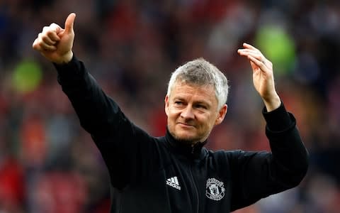 Manchester United Legends Ole Gunnar Solskjaer after the legends match at Old Trafford, Manchester. PRESS ASSOCIATION Photo. Picture date: Sunday May 26, 2019 - Credit: PA