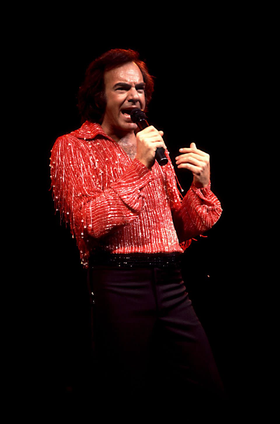 Neil Diamond, seen here in 1984, turns 77 tomorrow. Source: Getty