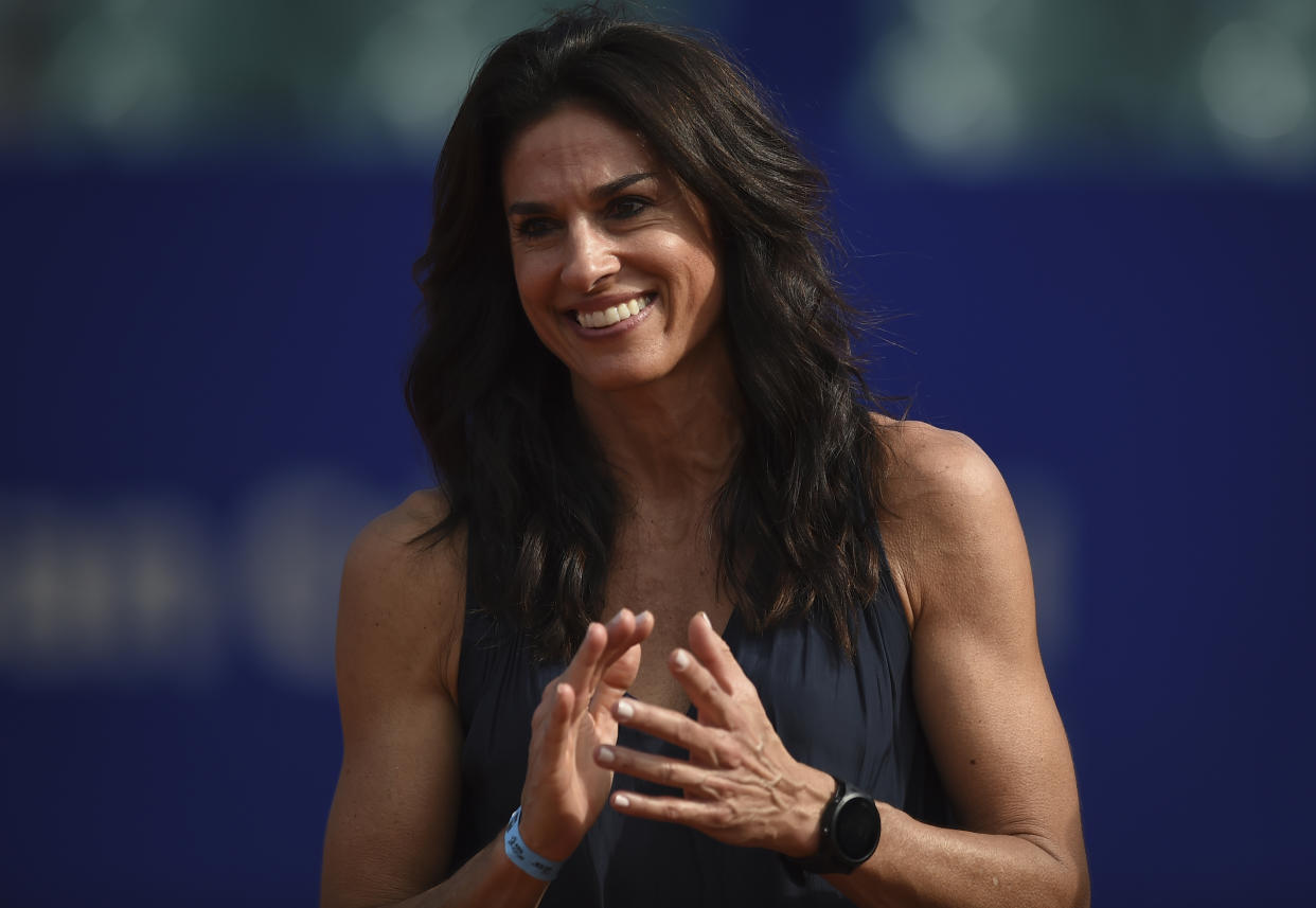 Gabriela Sabatini Photo by Marcelo Endelli/Getty Images)