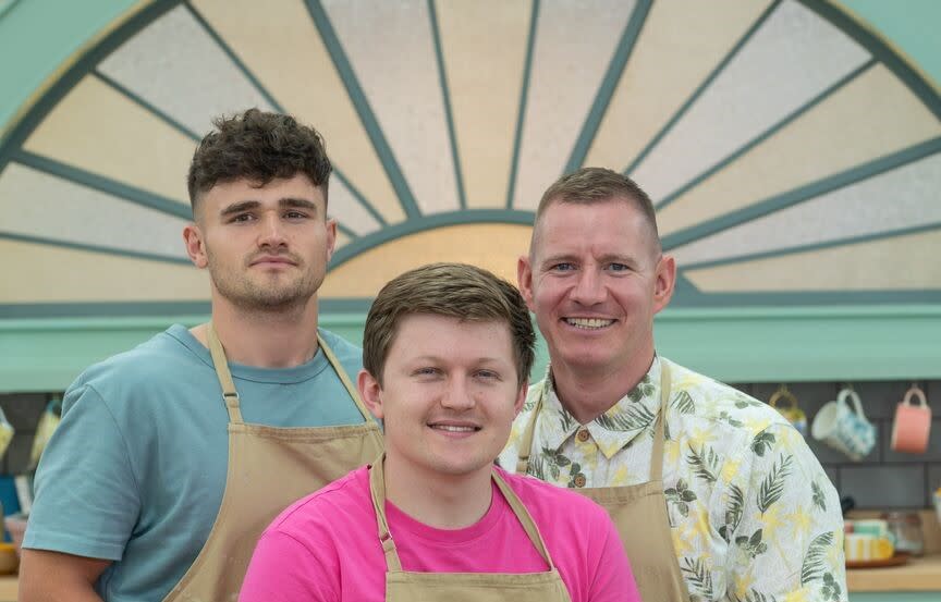 Josh Dan and Matty are the finalists of The Great British Bake Off 2023. (Channel 4)