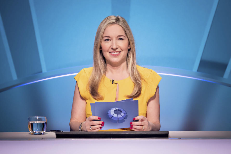 Victoria Coren Mitchell hosts Only Connect on BBC.