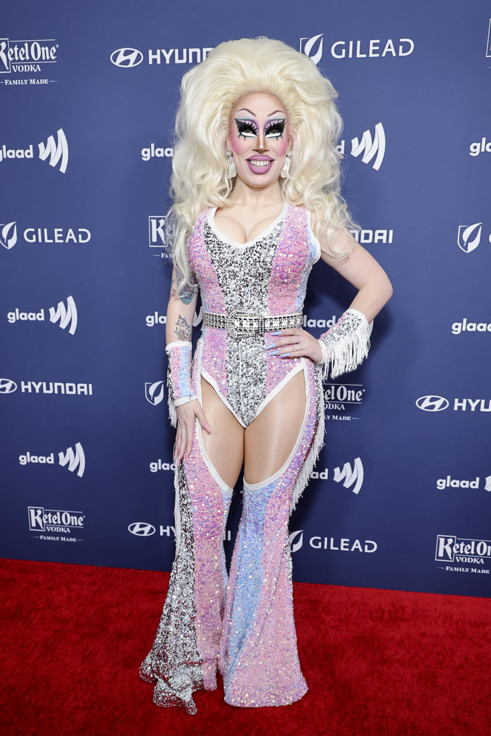 <p>BEVERLY HILLS, CALIFORNIA – MARCH 30: Brigitte Bandit attends the GLAAD Media Awards at The Beverly Hilton on March 30, 2023 in Beverly Hills, California. (Photo by Randy Shropshire/Getty Images for GLAAD)</p>