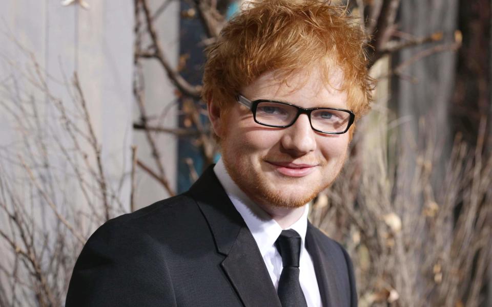 Tonight's Pyramid Stage headliner, Ed Sheeran - Credit: Charbonneau/REX/Shutterstock