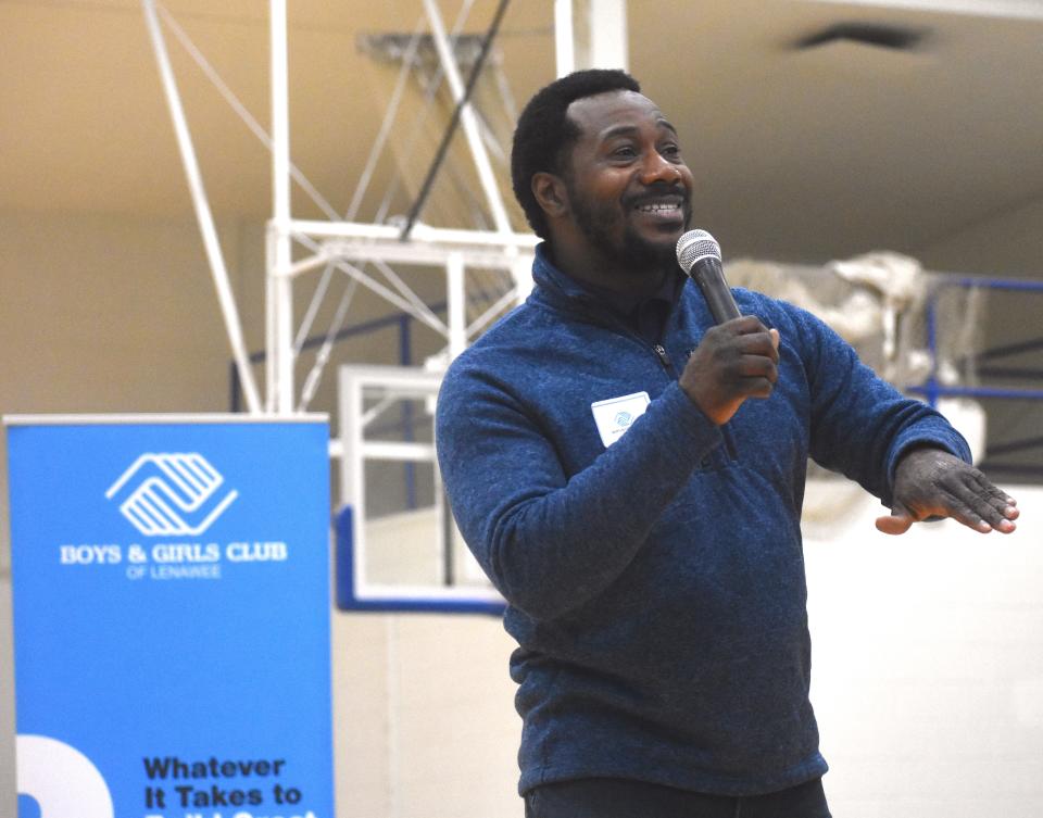 Chris Carter, a former student at the Boys & Girls Club of Lenawee and a current board member of the club, was a guest speaker Feb. 1 during the inaugural Black History Month biography fair hosted at the clubhouse in Adrian.