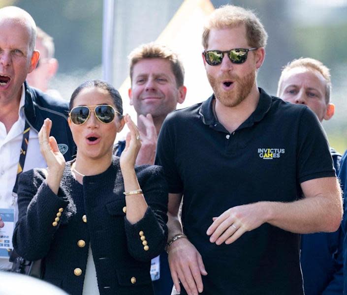 Meghan Markle y el príncipe Harry