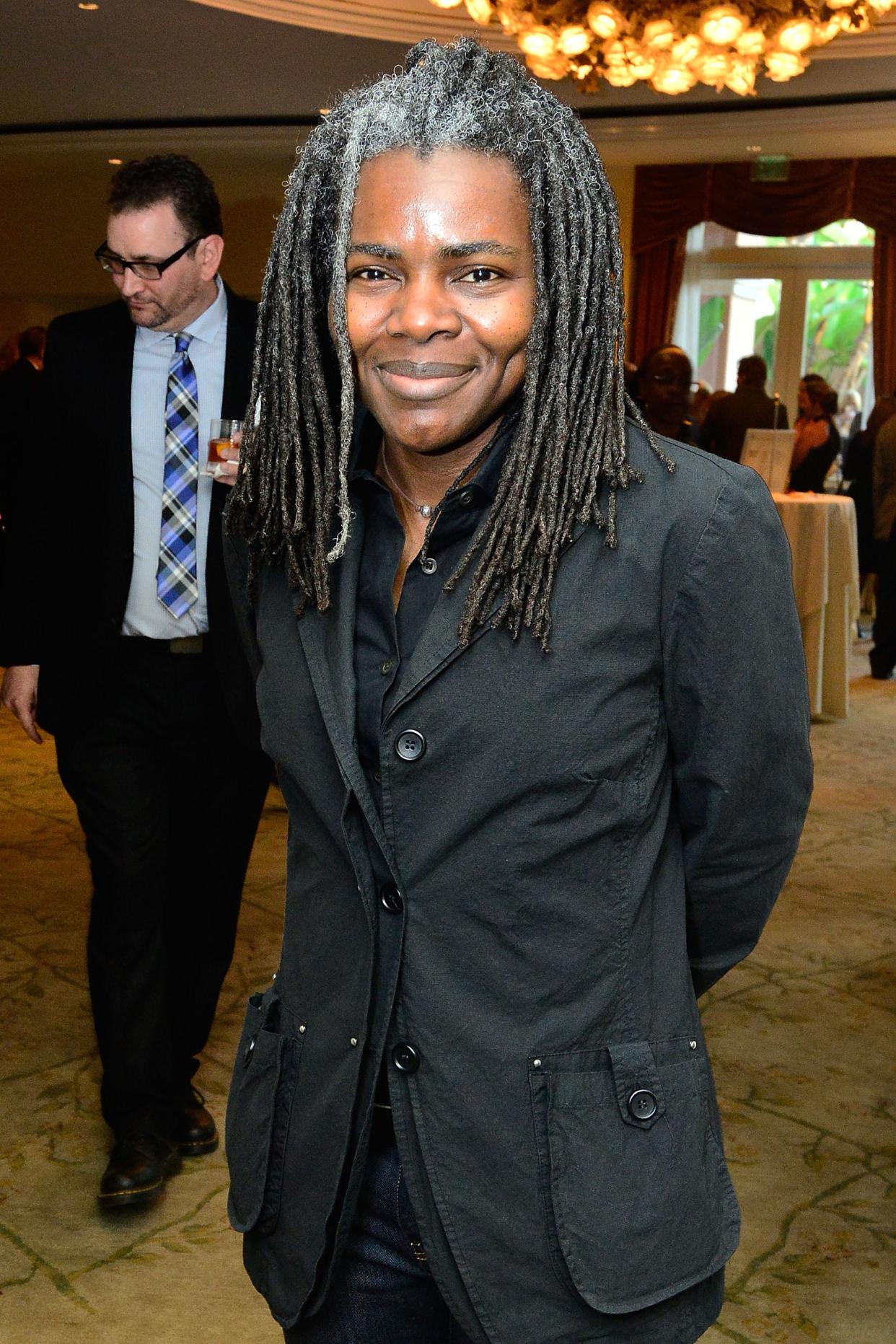 Tracy Chapman attends the Beverly Hills Bar Association's Entertainment Lawyer of the Year Dinner at Beverly Hills Hotel on April 16, 2014, in Beverly Hills, California.