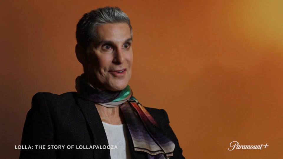 Perry Farrell appears in Paramount+'s u0022Lolla: The Story of Lollapaloozau0022 documentary.