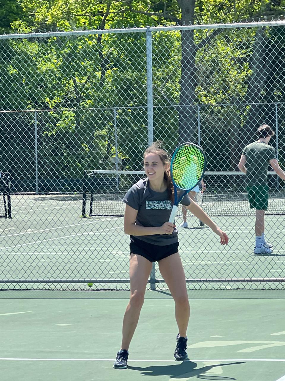 Annabel Keating of Duxbury High has been named to The Patriot Ledger/Enterprise Girls Tennis All-Scholastic Team.