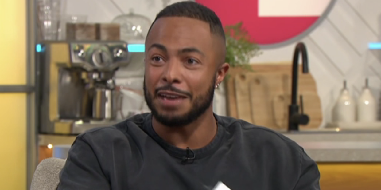 presenter tyler west on itv morning show lorraine