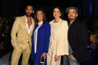 <p>Style hoch vier: Massimo Sinato, Jana Ina Zarrella, Rebecca Mir und Giovanni Zarrella haben sichtlich Spaß bei der Riani-Show “Rianista’s Revolution”. (Bild: Getty Images) </p>