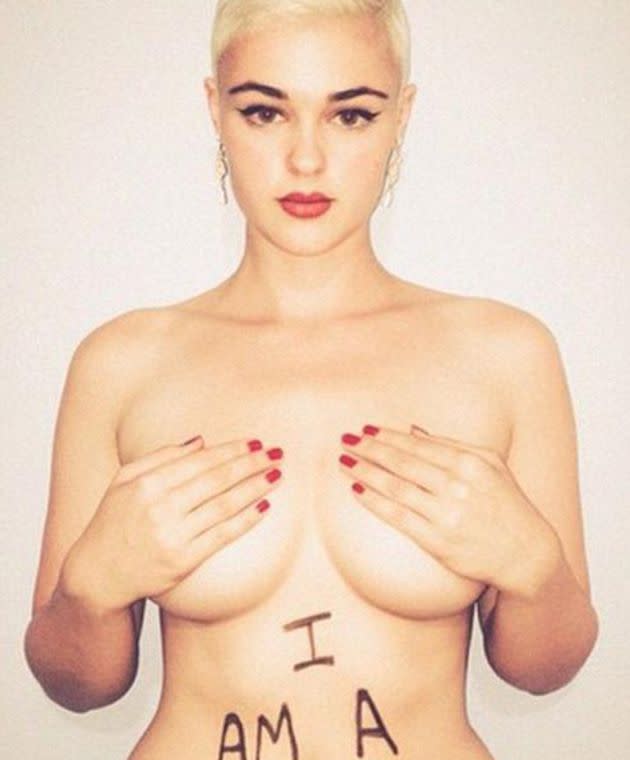 Model Stefania Ferrario is tired of being called plus-size. Photo: instagram.com/stefania_model.