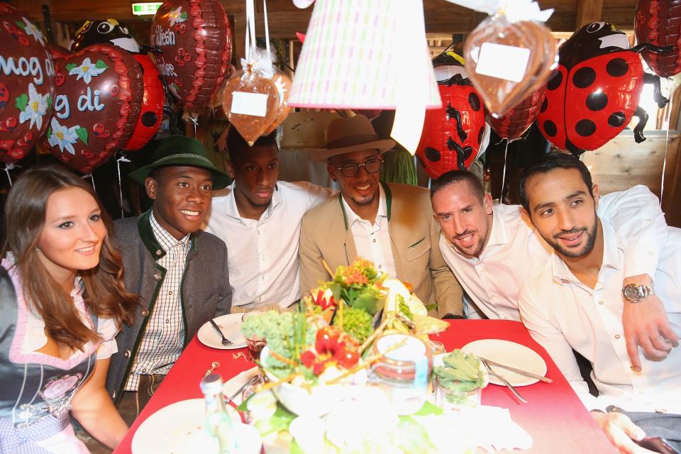 FC Bayern München auf dem Oktoberfest