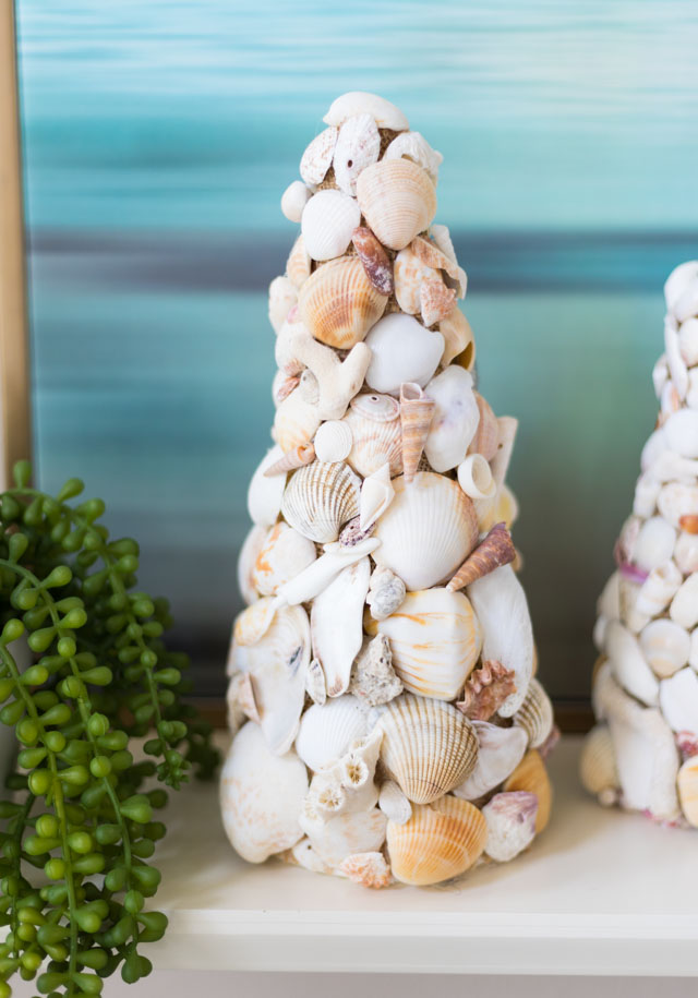 summer crafts seashell cone