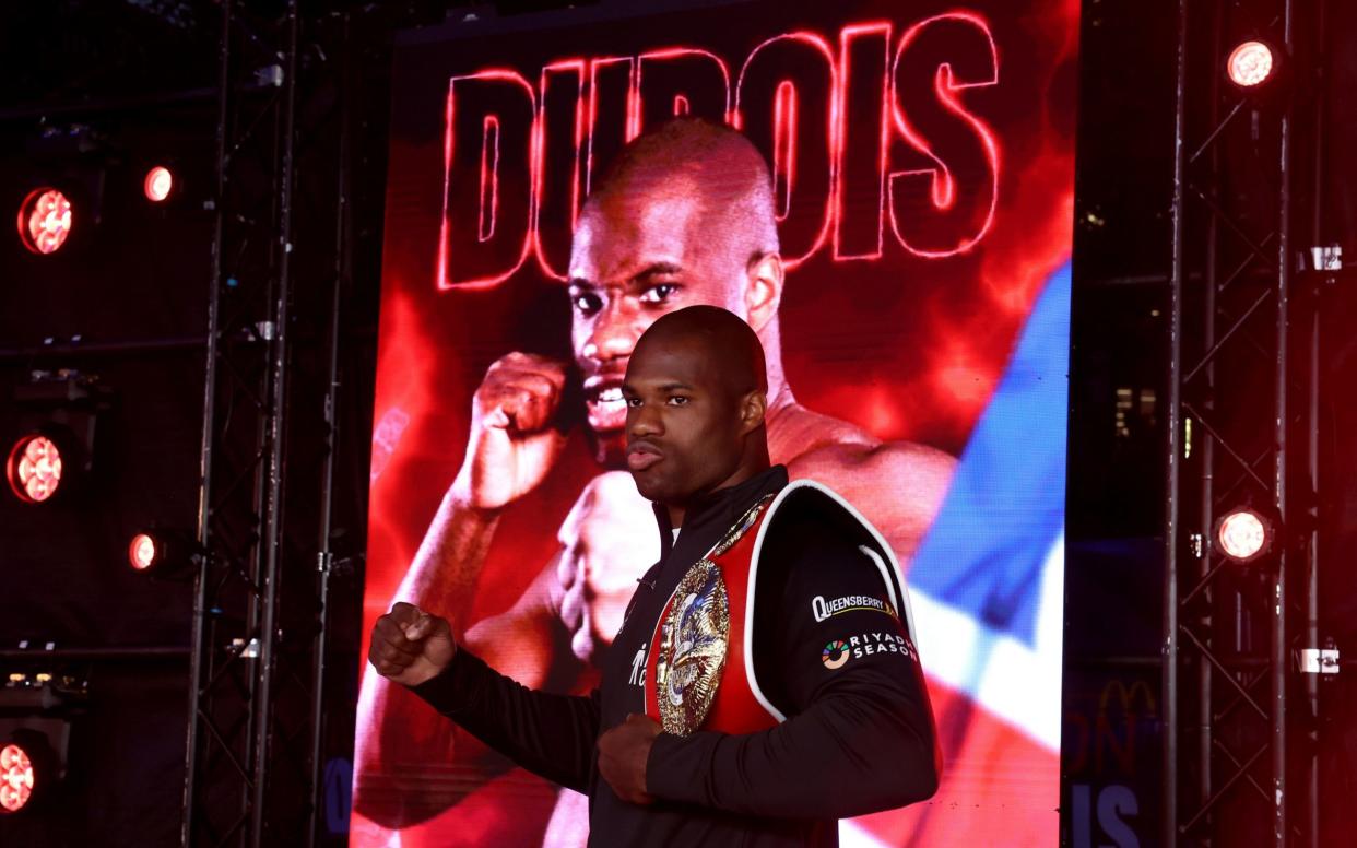 Daniel 'Dynamite' Dubois is expected to be heavy-handed and aggressive in his fight against Anthony Joshua on Saturday night