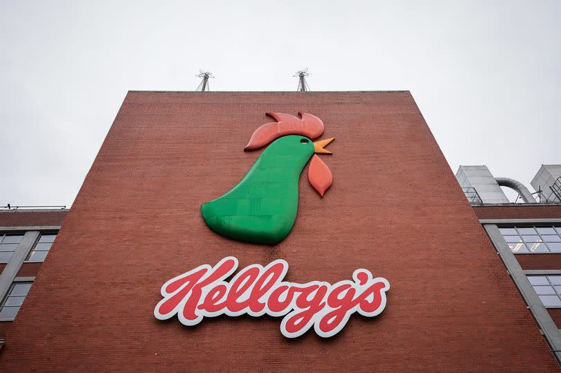 The Kellogg's factory at Trafford Park in Greater Manchester