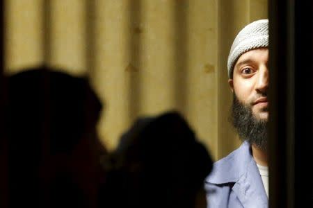 Convicted murderer Adnan Syed leaves the Baltimore City Circuit Courthouse in Baltimore, Maryland February 5, 2016. REUTERS/Carlos Barria