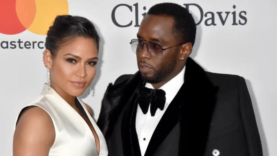 Cassie (left) and Sean “Diddy” Combs (right) are shown in January 2018 in New York at the Clive Davis and Recording Academy Pre-Grammy Gala and Grammy Salute to Industry Icons Honoring Jay-Z. (Photo: Jeff Kravitz/FilmMagic)