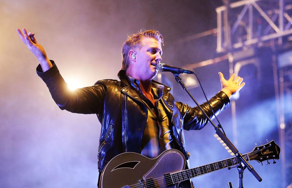 Josh Homme of Queens of The Stone Age performs during Splendour in the Grass 2017 in Byron Bay, Australia.