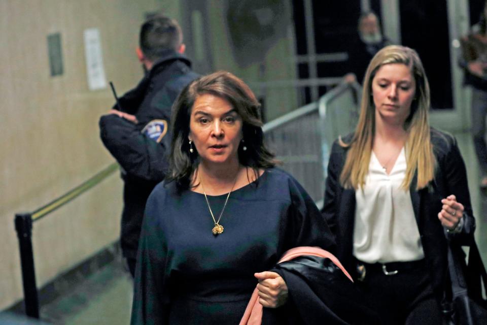 Annabella Sciorra starred in The Hand That Rocks the Cradle and Romeo is Bleeding (AP)