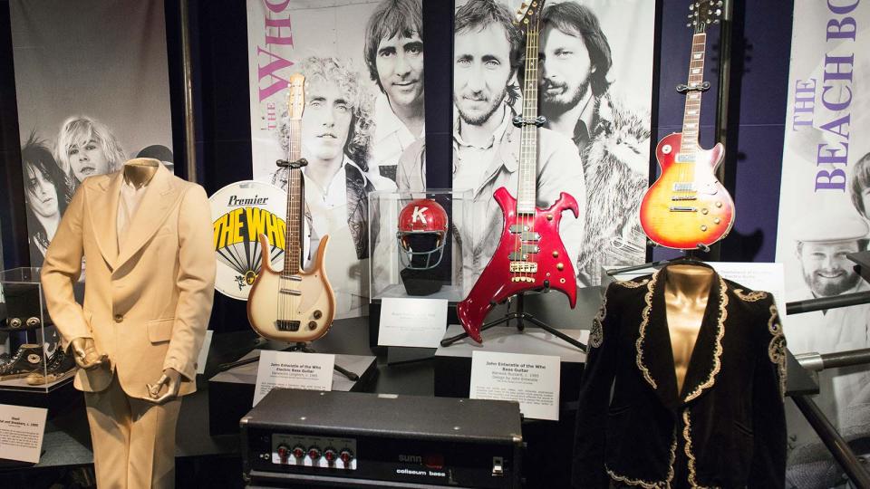 The Who exhibit at Rock and Roll Hall of Fame and Museum on August 30, 2017 in Cleveland, Ohio