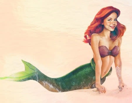 If mermaids were real, Ariel of "The Little Mermaid" might look like this.  Photo by: jirkavinse.wordpress.com