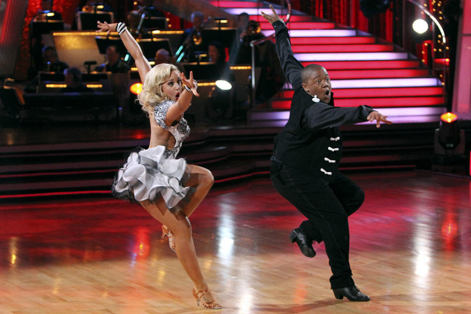 Lacey Schwimmer and Kyle Massey perform on "Dancing with the Stars."