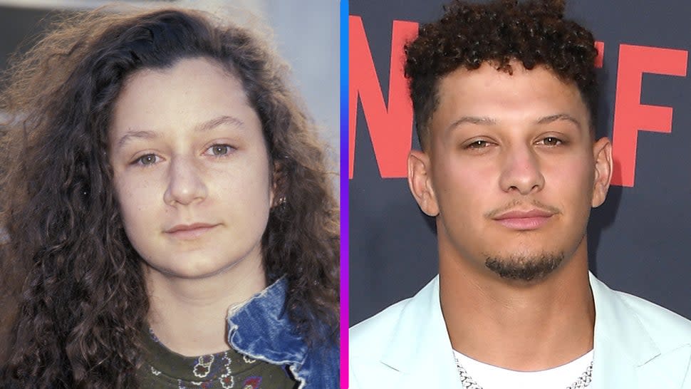 Sara Gilbert and Patrick Mahomes