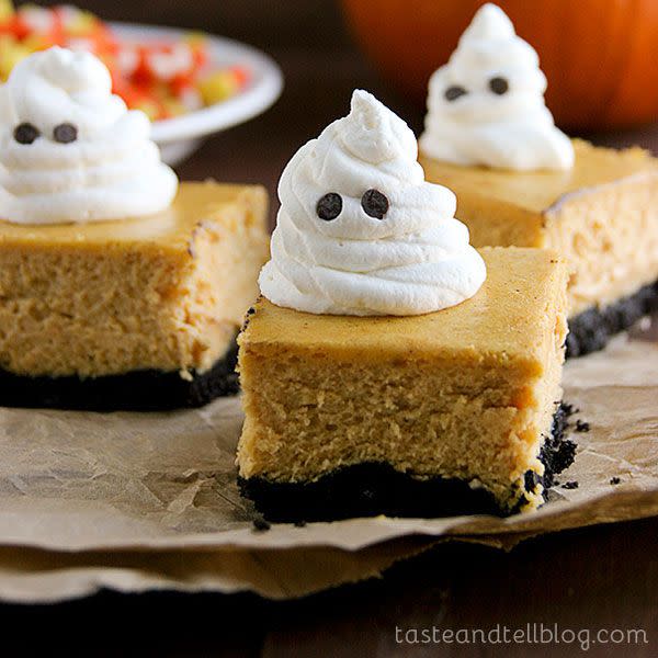 Pumpkin Cheesecake Bars