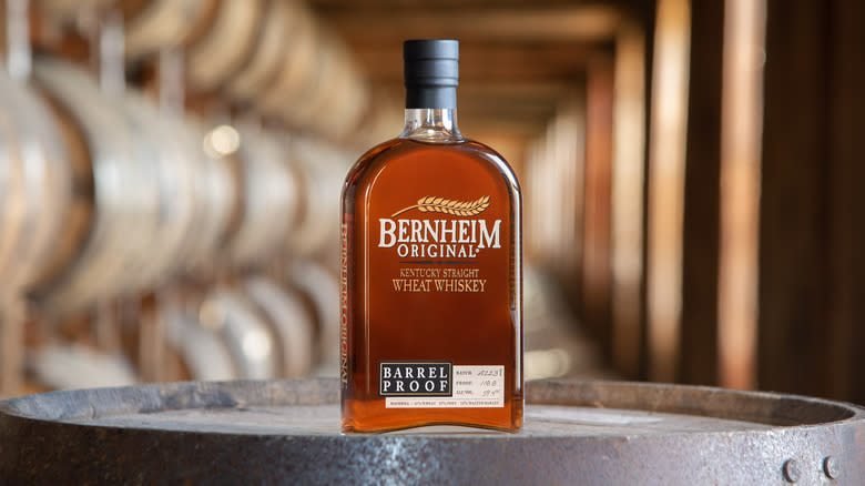 Bottle of Bernheim Barrel Proof