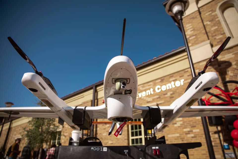 One of the Matador Consortium drone that is being used to test the viability of aiding rural health and agriculture in Texas.