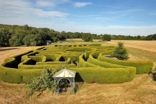 The maze at Badsell Park Farm