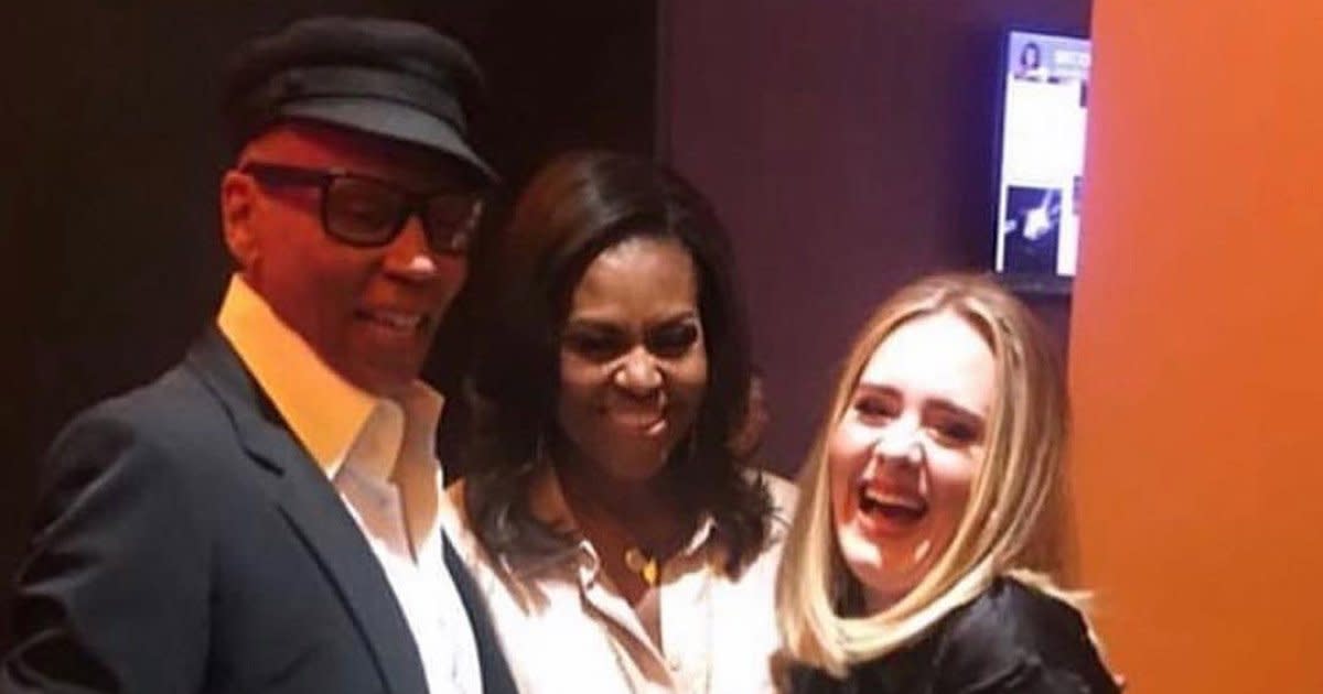 Un junte para la historia: RuPaul, Michelle O y Adele. People