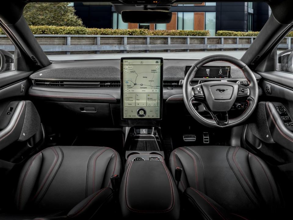 The 15.5in portrait-format touchscreen lets you access all the other controls (Ford)