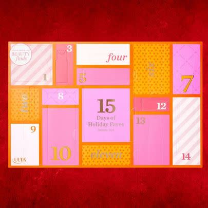 An Ulta calendar of beauty favorites