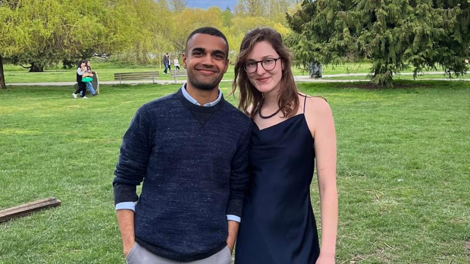 Zain Haq and Sophie Papp have submitted an application for spousal sponsorship for permanent residency, but the pair say a CBSA deadline for Haq'a removal from Canada will come before the application process is complete.
