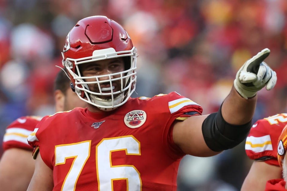 Laurent Duvernay-Tardif won a Super Bowl with the Chiefs last season. He took this year off to help fight the COVID-19 pandemic. (Photo by Scott Winters/Icon Sportswire via Getty Images)