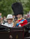 <p>In 2014, Princess Alexandra and Prince Edward rode in a carriage at Trooping the Colour together. Edward's wife, the Duchess of Kent, stepped back from royal duties in the early 2000s, so he is largely accompanied by his sister to public events.</p>