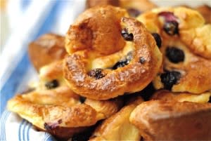 Blueberry Popovers