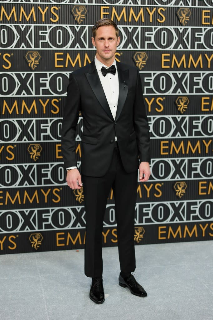 Alexander Skarsgård attends the 75th Primetime Emmy Awards at Peacock Theater on January 15, 2024 in Los Angeles, California.