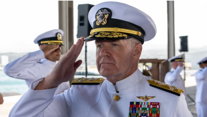 新上任的美軍印太司令帕帕羅。翻攝U.S. Navy