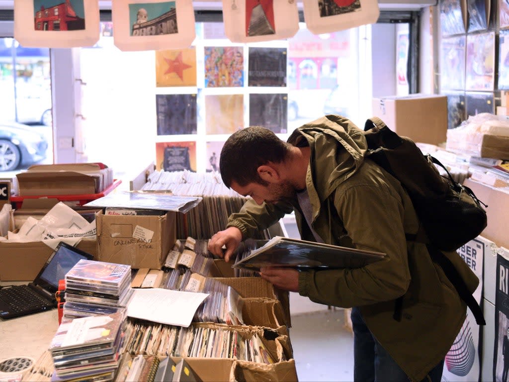 Vinyl sales were at a new high in 2021 (AFP/Getty)