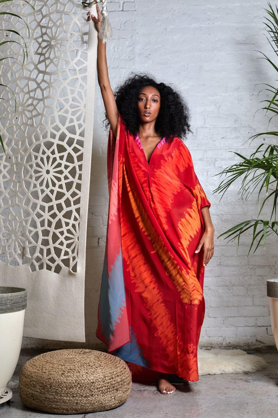 Ooshie Blurred Lines Caftan