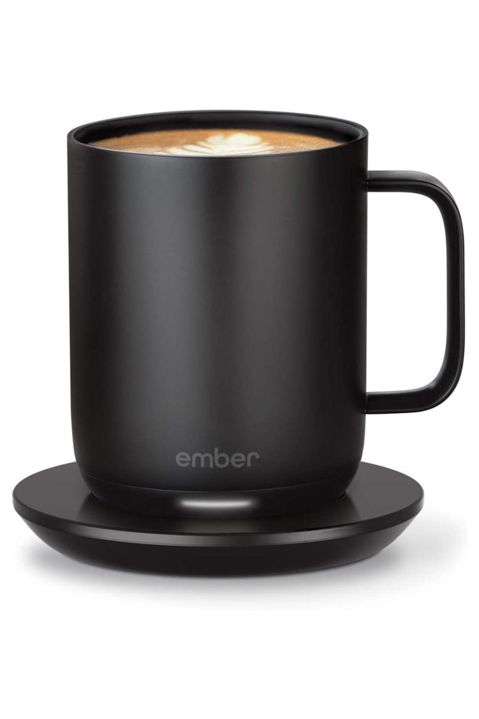 Ember Temperature Control Smart Mug 2, 10 oz, Black, 1.5-hr Battery Life - App Controlled Heated Coffee Mug - Improved Design