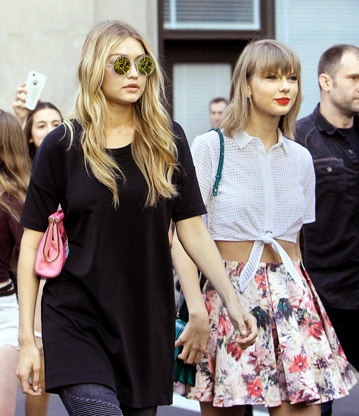 Taylor Swift and Gigi Hadid Have a Rare Girls' Night Out in Coordinating  Black-and-White Outfits